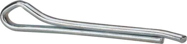 Made in USA - 5/16" Diam x 2-1/2" Long Hammerlock Cotter Pin - Grade 2, Zinc-Plated, Steel - Exact Tool & Supply