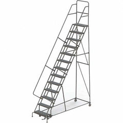 TRI-ARC - Rolling & Wall Mounted Ladders & Platforms Type: Rolling Warehouse Ladder Style: Rolling Platform Ladder - Exact Tool & Supply