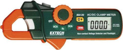 Extech - MA120, CAT II, Digital Average Responding Auto Ranging Clamp Meter with 0.7" Clamp On Jaws - 200 AC/DC Amps, Measures Current, Frequency - Exact Tool & Supply