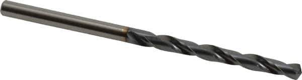 OSG - 5/32" 130° Powdered Metal Jobber Drill - V Finish, Right Hand Cut, Spiral Flute, Straight Shank, 75mm OAL, Standard Point - Exact Tool & Supply