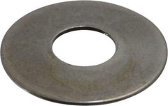 Gardner Spring - 3/16" Bolt, 0.19" ID, Grade 1074 Steel, Belleville Disc Spring - 9/16" OD, 0.037" High, 0.019" Thick - Exact Tool & Supply