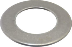 Gardner Spring - #12 Bolt, 0.22" ID, Grade 1074 Steel, Belleville Disc Spring - 7/16" OD, 0.031" High, 0.016" Thick - Exact Tool & Supply
