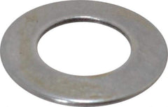 Gardner Spring - #12 Bolt, 0.22" ID, Grade 1074 Steel, Belleville Disc Spring - 7/16" OD, 0.032" High, 0.02" Thick - Exact Tool & Supply