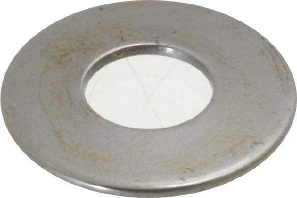 Gardner Spring - 1/4" Bolt, 0.255" ID, Grade 1074 Steel, Belleville Disc Spring - 0.637" OD, 0.048" High, 0.032" Thick - Exact Tool & Supply