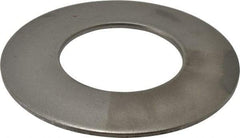 Gardner Spring - 2" Bolt, 2" ID, Grade 1074 Steel, Belleville Disc Spring - 4" OD, 1/4" High, 1/8" Thick - Exact Tool & Supply
