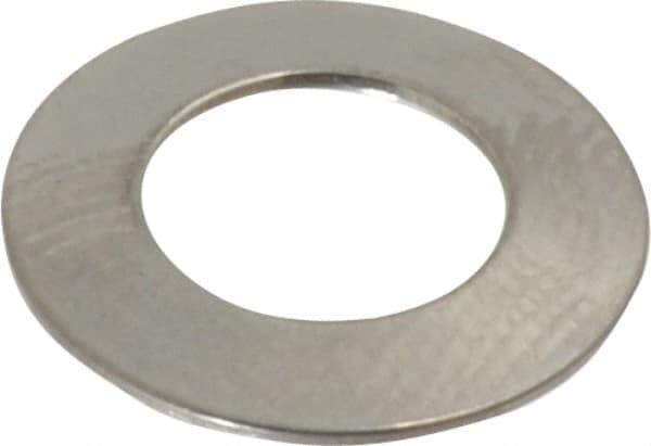 Gardner Spring - 1/4" Bolt, 0.255" ID, Grade 302 Stainless Steel, Belleville Disc Spring - 1/2" OD, 0.034" High, 0.018" Thick - Exact Tool & Supply