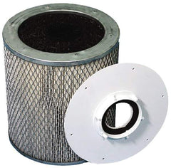 Extract-All - 9-3/4 Inch Wide, Micro Fiber Paper Plus Activated Carbon Air Filter - Exact Tool & Supply