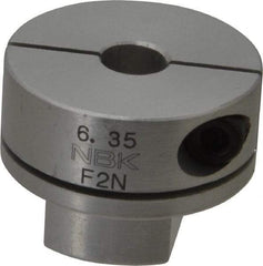 Lovejoy - 1/4" Max Bore Diam, Flexible Oldham Coupling - 0.984" OD, 1.535" OAL, Aluminum Hub with Polyacetal Insert, Order 2 Hubs with Same OD & 1 Insert for Complete Coupling - Exact Tool & Supply