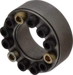 Climax Metal Products - M6 Thread, 1-1/4" Bore Diam, 2.362" OD, Shaft Locking Device - 12 Screws, 10,703 Lb Axial Load, 2.362" OAW, 0.669" Thrust Ring Width, 557 Ft/Lb Max Torque - Exact Tool & Supply