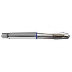 M2.5x0.45 6H 3-Flute PM Cobalt Blue Ring Spiral Point Plug Tap-Bright - Exact Tool & Supply