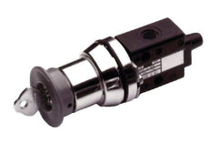 Norgren - 1/8" NPT Packed Spool Valve - Spring Activation, Shrouded Button, & 0.34 CV Rate - Exact Tool & Supply