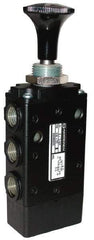 Norgren - 1/4" NPT Packed Spool Valve - Knob Type & 0.98 CV Rate - Exact Tool & Supply