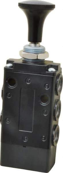 Norgren - 1/4" NPT Packed Spool Valve - Knob Type & 0.98 CV Rate - Exact Tool & Supply