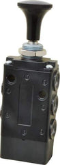 Norgren - 1/4" NPT Packed Spool Valve - Knob Type & 0.98 CV Rate - Exact Tool & Supply