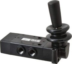 Norgren - 1/4" NPT Packed Spool Valve - Lever Type, Lever Activation & 0.98 CV Rate - Exact Tool & Supply