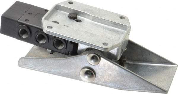 Norgren - 1/8" NPT Packed Spool Valve - 4-Way, Pedal Type, Spring Activation & 0.34 CV Rate - Exact Tool & Supply