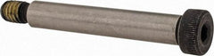 Value Collection - 3/8" Shoulder Diam x 2-1/4" Shoulder Length, 5/16-18 UNC, Hex Socket Shoulder Screw - 4140 Alloy Steel with Nylon Locking Patch, 1/4" Head Height x 9/16" Head Diam - Exact Tool & Supply