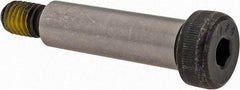 Value Collection - 1/2" Shoulder Diam x 1-3/4" Shoulder Length, 3/8-16 UNC, Hex Socket Shoulder Screw - 4140 Alloy Steel with Nylon Locking Patch, 5/16" Head Height x 3/4" Head Diam - Exact Tool & Supply