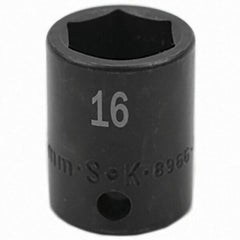 SK - Impact Socket - 3/8"DR 16MM IMPACT SOCKET - Exact Tool & Supply