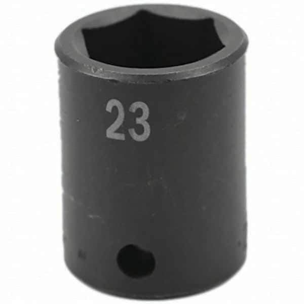 SK - Impact Socket - 1/2"DR 23MM IMPACT SOCKET - Exact Tool & Supply