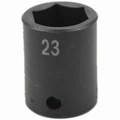SK - Impact Socket - 1/2"DR 23MM IMPACT SOCKET - Exact Tool & Supply