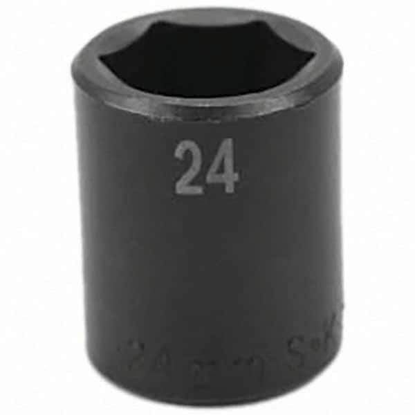 SK - Impact Socket - 1/2"DR 24MM IMPACT SOCKET - Exact Tool & Supply
