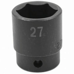SK - Impact Socket - 1/2"DR 27MM IMPACT SOCKET - Exact Tool & Supply