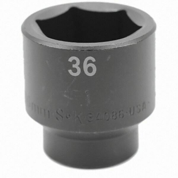SK - Impact Socket - 1/2"DR 36MM IMPACT SOCKET - Exact Tool & Supply