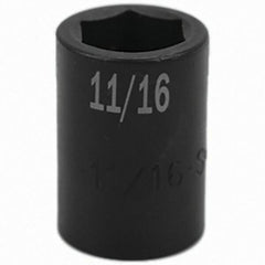 SK - Impact Socket - 1/2"DR 11/16" IMPACT SOCKET - Exact Tool & Supply