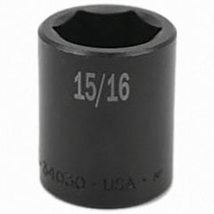 SK - Impact Socket - 1/2"DR 15/16" IMPACT SOCKET - Exact Tool & Supply