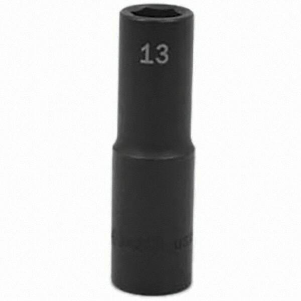 SK - Impact Socket - 1/2"DR 13MM DEEP IMPACT SOCKET - Exact Tool & Supply