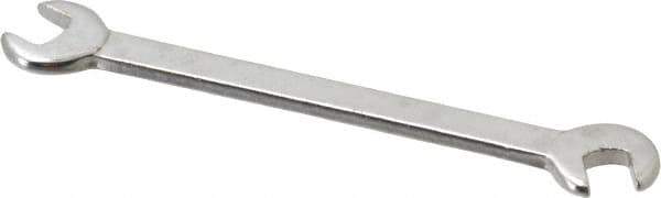 Proto - 15/64" x 13/64" Standard Ignition Open End Wrench - 3" OAL, Double End, Satin Finish, 15° & 60° Head Angle - Exact Tool & Supply
