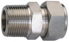 Ham-Let - 1" OD, Grade 316Stainless Steel Male Connector - Comp x MNPT Ends - Exact Tool & Supply