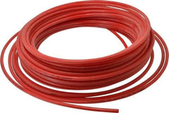 Coilhose Pneumatics - 11/64" ID x 1/4" OD, 0.04" Wall Thickness, 100' Long, Nylon 11 Tube - Red, 150 Max psi - Exact Tool & Supply