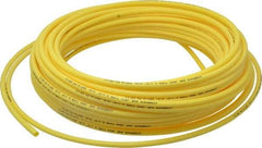 Coilhose Pneumatics - 11/64" ID x 1/4" OD, 0.04" Wall Thickness, 100' Long, Nylon 11 Tube - Yellow, 150 Max psi - Exact Tool & Supply