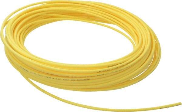 Coilhose Pneumatics - 3/32" ID x 5/32" OD, 0.32" Wall Thickness, 100' Long, Nylon 11 Tube - Yellow, 150 Max psi - Exact Tool & Supply
