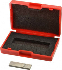 SPI - 0.1008" Rectangular Steel Gage Block - Accuracy Grade AS-1, Includes NIST Traceability Certification - Exact Tool & Supply