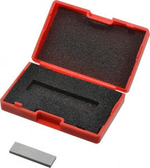 SPI - 0.101" Rectangular Steel Gage Block - Accuracy Grade AS-1, Includes NIST Traceability Certification - Exact Tool & Supply