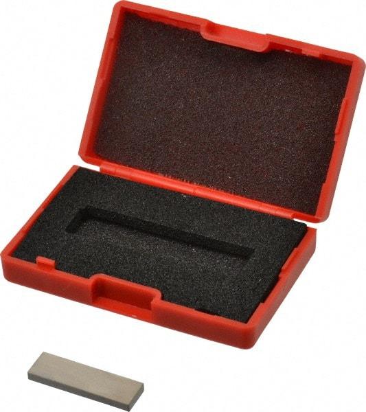 SPI - 0.106" Rectangular Steel Gage Block - Accuracy Grade AS-1, Includes NIST Traceability Certification - Exact Tool & Supply