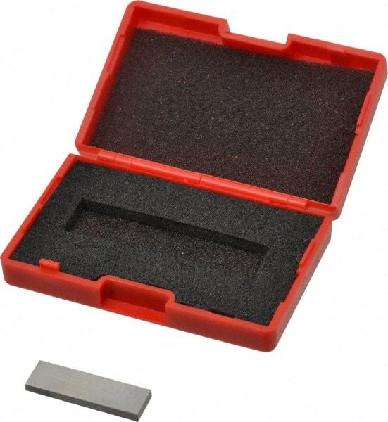 SPI - 0.108" Rectangular Steel Gage Block - Accuracy Grade AS-1, Includes NIST Traceability Certification - Exact Tool & Supply