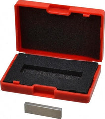 SPI - 0.125" Rectangular Steel Gage Block - Accuracy Grade AS-1, Includes NIST Traceability Certification - Exact Tool & Supply