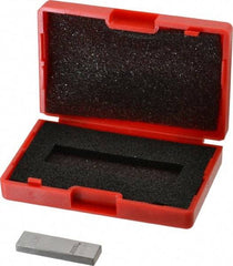 SPI - 0.136" Rectangular Steel Gage Block - Accuracy Grade AS-1, Includes NIST Traceability Certification - Exact Tool & Supply
