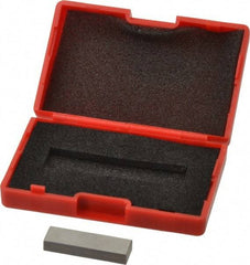 SPI - 0.18" Rectangular Steel Gage Block - Accuracy Grade AS-1, Includes NIST Traceability Certification - Exact Tool & Supply