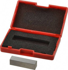 SPI - 0.35" Rectangular Steel Gage Block - Accuracy Grade AS-1, Includes NIST Traceability Certification - Exact Tool & Supply