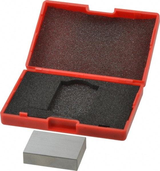 SPI - 0.95" Rectangular Steel Gage Block - Accuracy Grade AS-1, Includes NIST Traceability Certification - Exact Tool & Supply