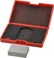 SPI - 0.95" Rectangular Steel Gage Block - Accuracy Grade AS-1, Includes NIST Traceability Certification - Exact Tool & Supply