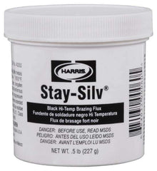 Harris Products - 1/2 Lb. Black Paste Flux - Jar Container - Exact Tool & Supply