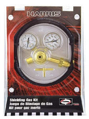 Harris Products - 580 CGA Inlet Connection, Female Fitting, 60 Max psi, Argon Welding Regulator - 5/8-18 Thread, Right Hand Rotation - Exact Tool & Supply