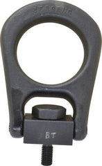 Jergens - 2,500 Lb Load Capacity Forged Center Pull Hoist Ring - 28 Ft/Lb Torque, 1/2 - 13 Thread, Alloy Steel - Exact Tool & Supply