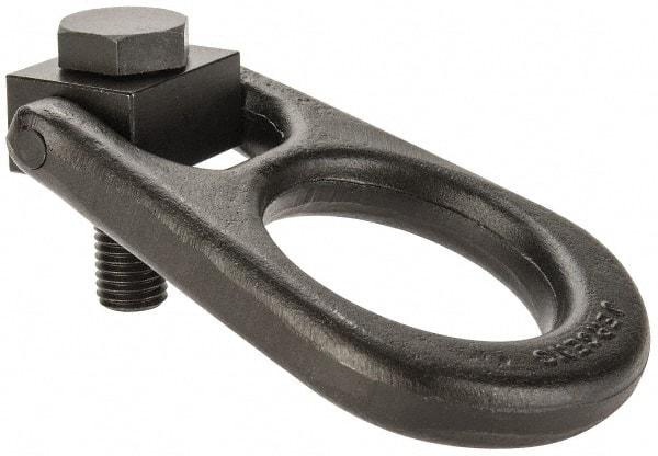 Jergens - 5,000 Lb Load Capacity Forged Center Pull Hoist Ring - 100 Ft/Lb Torque, 3/4 - 10 Thread, Alloy Steel - Exact Tool & Supply